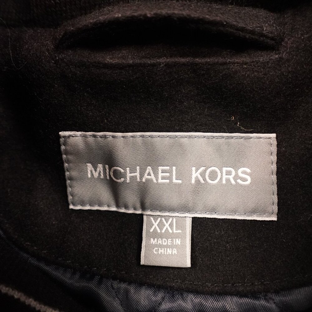 Michael Kors Wool-Blend Quilted Lined Jacket - Men's Size XXL Black‎ - Picture 2 of 13